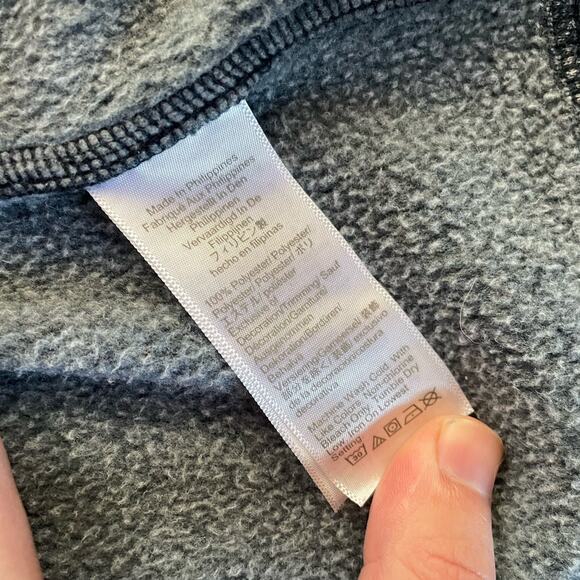 NWOT J. Crew New York Authentic Fleece Full Zip Up Jacket Men’s Medium Blue - Picture 6 of 8